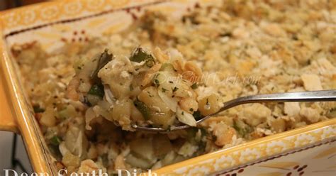 Deep South Dish Mirliton Chayote Squash Seafood Casserole