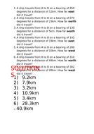 Simple Bearings & Trigonometry | Teaching Resources