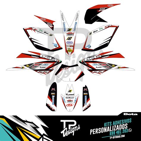 Kit Adhesivos Beta Tp Offroad