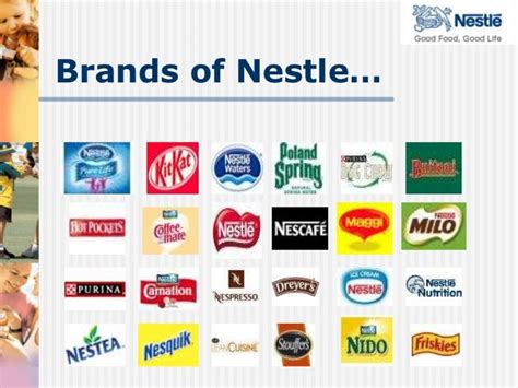 Nestle Products List