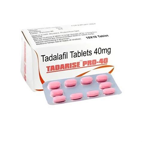 Mg Tadarise Pro Tadalafil Tablets For Erectile Dysfunction In Men At