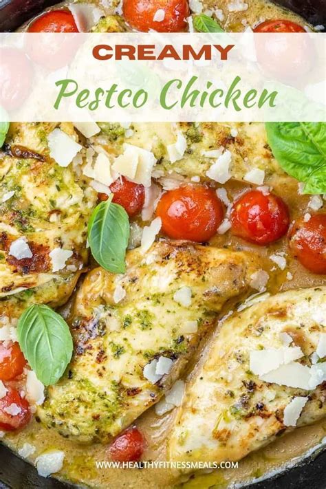 Ready In Just 30 Minutes This Creamy Pesto Chicken Recipe Is The Perfect Skillet Dinner For