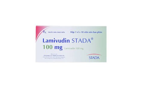 Thuốc Lamivudin 100Mg Stada Điều Trị Viêm Gan Siêu Vi B Mãn Tính Hộp 3