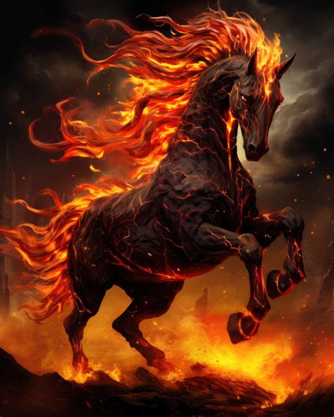 Magic Horse High Resolution Digital Wallpapers 7 Fantasy Horses Art - Etsy