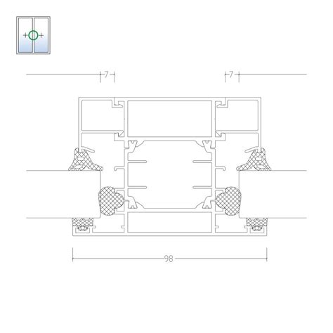 Detailed Drawings DWG Aluminium Windows Windows24