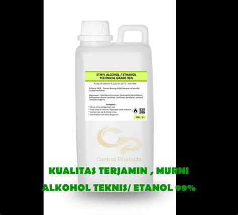 Jual Promo Alkohol Ethanol Murni Teknis 96 Persen 1 Liter Di Lapak