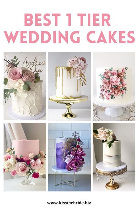 Single Tier Wedding Cakes You Will Love Kiss The Bride Magazine