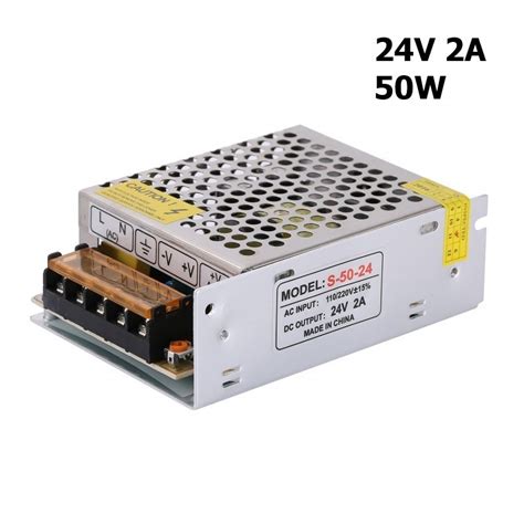 Fuente De Energia Conmutada 24V 2A 20A Valor 24V 2A