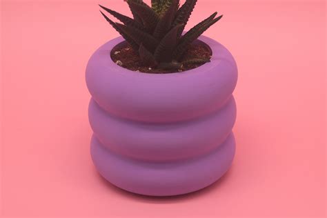 Bubble Planter 3d Printed Plant Pot Planter With Drainage Etsy