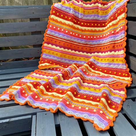 Late Summer Sunsets Blanket…All New Colours! – Coastal Crochet