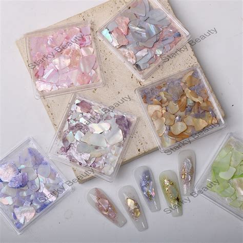 Shell Pieces Nail Art Jewelry Symphony Irregular Abalone Shell Patches