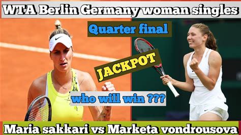 Maria Sakkari Vs Marketa Vondrousova Prediction Cricket Aur Paisa