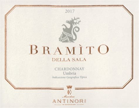 2017 Antinori Castello Della Sala Chardonnay Bramito Del Cervo Wine