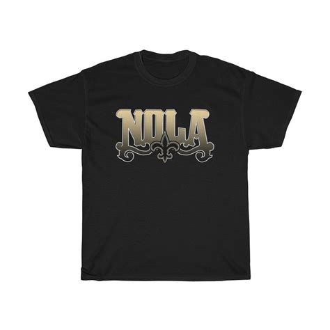 Nola New Orleans Saints T Shirt Unisex Heavy Tee | Teevimy