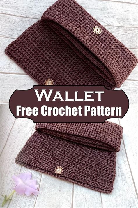 Crochet Wallet Pattern Diy Crochet Wallet Crochet Keychain Pattern