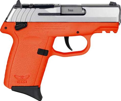 Sccy Industries Cpx 1 Gen3 9mm 3 1 Barrel Orange Thumb Safety 10rd Impact Guns