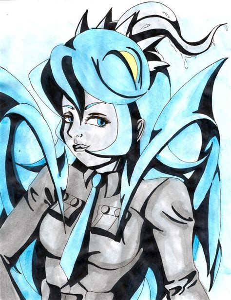 Skullgirls Filia Miku Skin By Thatonefriend On Deviantart