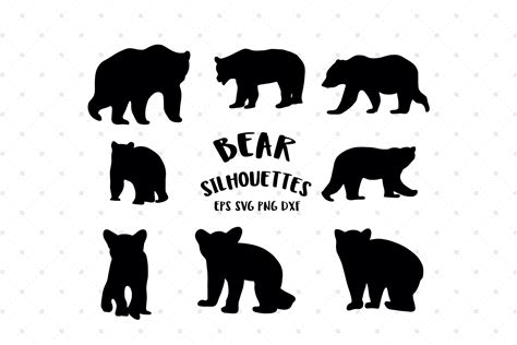 Free Bear Silhouette Svg