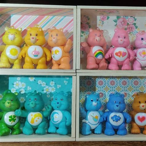 Care Bears Figures, Vintage Care Bear PVC Figures, Mini Care Bears ...