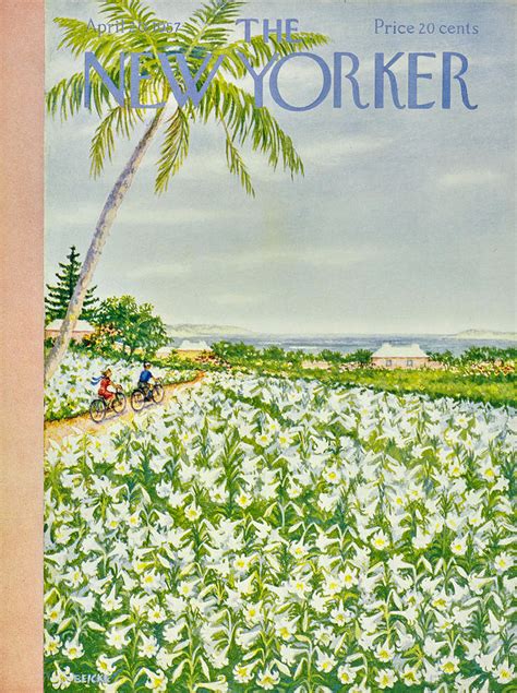 New Yorker April Painting By Edna Eicke In The New