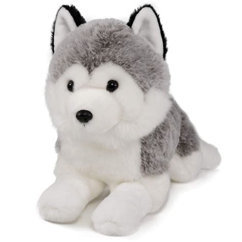 Ice King Bear Lifelike Siberian Husky Stuffed Animal - Plush Toy - 13
