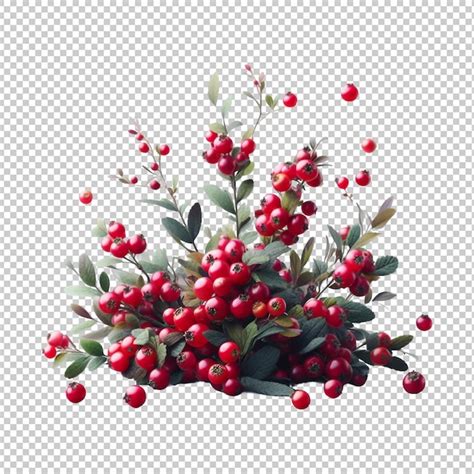 Premium PSD Raspberry With Leaves Isolated On Transparent Background