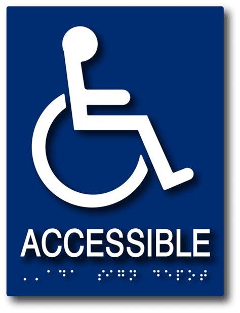 ADA Symbol Of Accessibility Signs – ADA Sign Depot