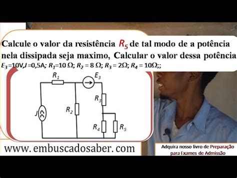 Calcule R De Modo Que A Pot Ncia Nela Dissipada Seja M Ximo E C Lculo