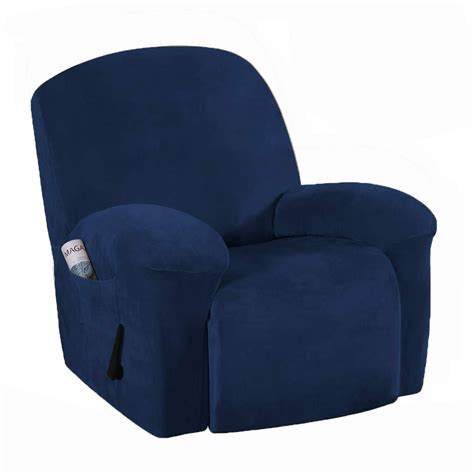 Stretch Velvet Recliner Slipcover Non Slip Fit Furniture Armchair Chair