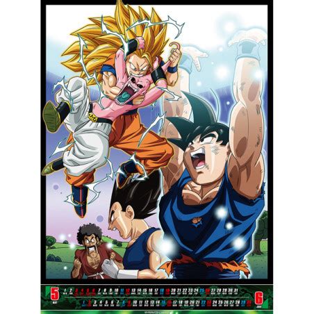 Calendrier A2 2024 Dragon Ball Super Meccha Japan