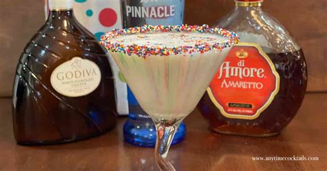 Birthday Cake Martini Sweet Cake Flavor Anytime Cocktails