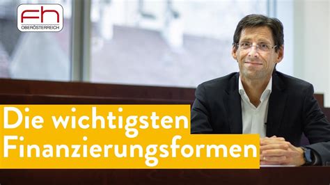 wichtigsten Finanzierungsformen einfach erklärt Finanzierung