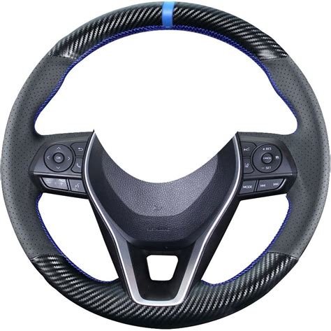 Amazon Kivnto Diy Stitching Carbon Fiber Steering Wheel Cover For