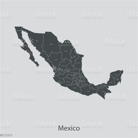 Mexico Map Stock Illustration Download Image Now Abstract Art