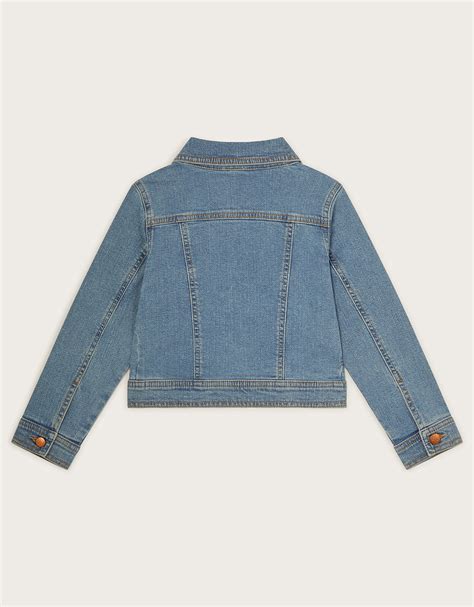 Plain Denim Jacket Blue Girls Coats And Jackets Monsoon Uk