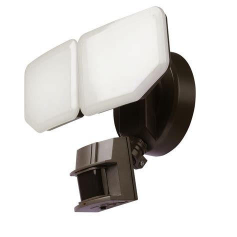 Awsens 30 Watt 180 Degree Bronze Motion Activated Outdoor Integrated Led Security Flood Light