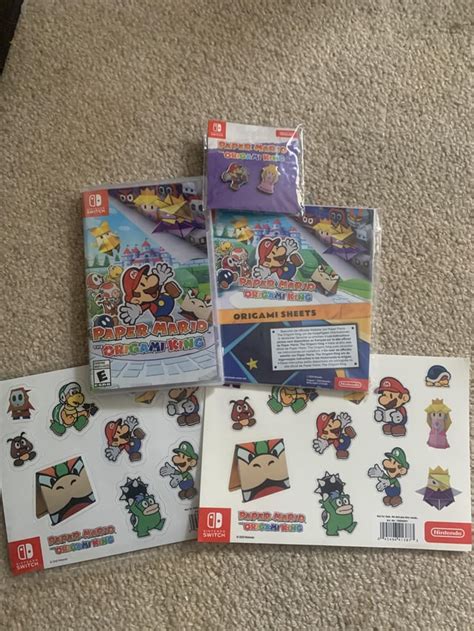 Completed the paper Mario switch collection! : r/NSCollectors