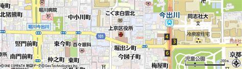 京都府京都市上京区の地図 住所一覧検索｜地図マピオン