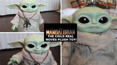 New Baby Yoda The Child Real Moves Plush Toy From The Mandalorian By