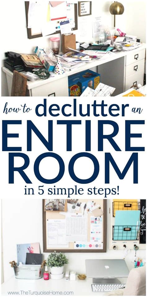 How To Declutter An Entire Room In 5 Simple Steps Organize Declutter