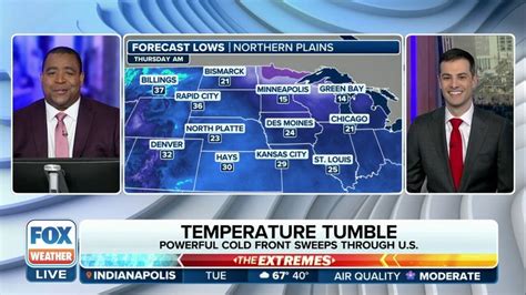 Powerful Cold Front Sweeps Through Us In Temperature Tumble Latest