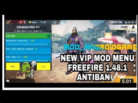 FREE FIRE Mod TERBARU VERSI 1 48 Auto Head Shot AIM LENGKET BarBar ANTI