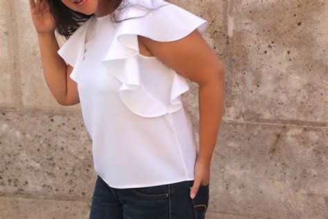 DIY Costura Como Hacer Blusa Con Volantes En Las Mangas Patrones