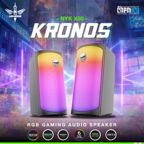 Jual Nyk X50 Kronos Rgb Audio Gaming Speaker Shopee Indonesia