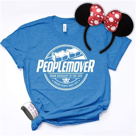 Disney Peoplemover Shirt Disney People Mover Shirt Disney | Etsy