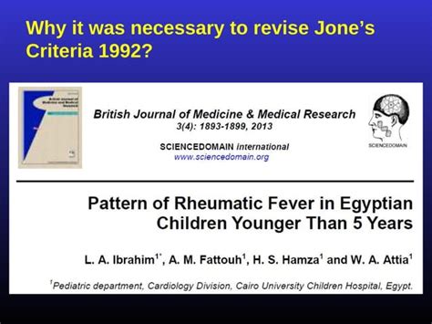 Modified Jones Criteria In The Era Of Echo Ppt