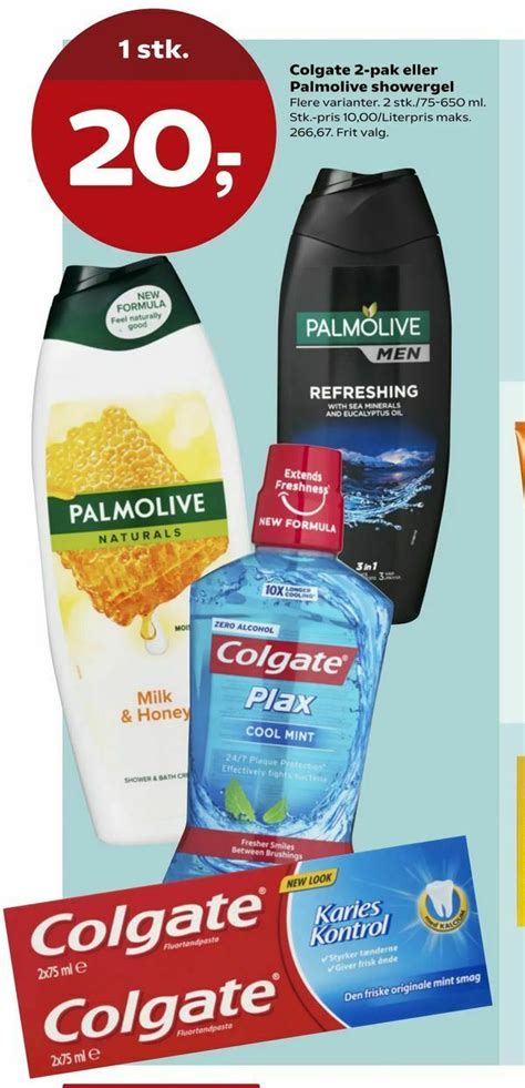 Colgate Pak Eller Palmolive Showergel Tilbud Hos Superbrugsen