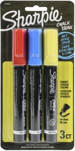 Sharpie® Wet Erase Chalk Marker 3 Ct King Soopers