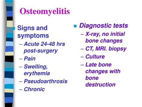 Ppt Osteomyelitis Powerpoint Presentation Free Download Id298370