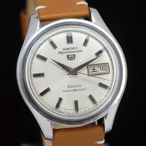 Seiko 5 Sportsmatic Deluxe 7619 9010 vintage automatic 1966 für 347